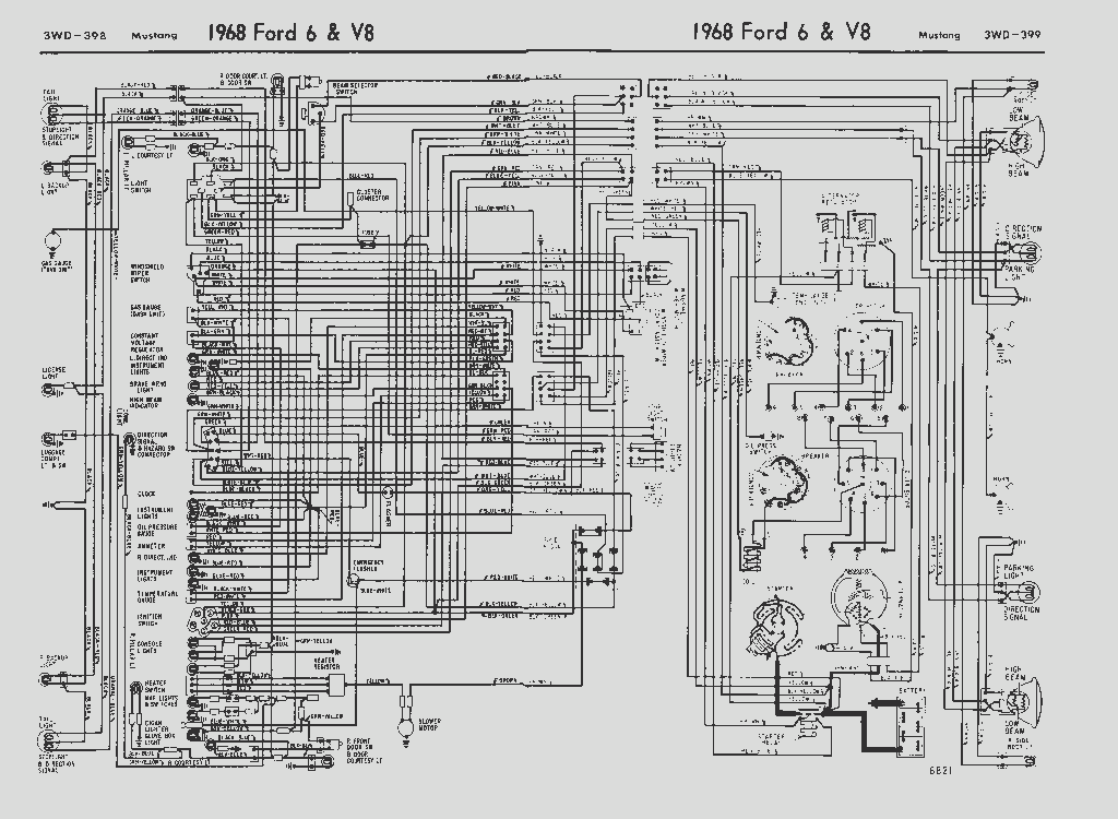 68 mustang master wiring diagram
