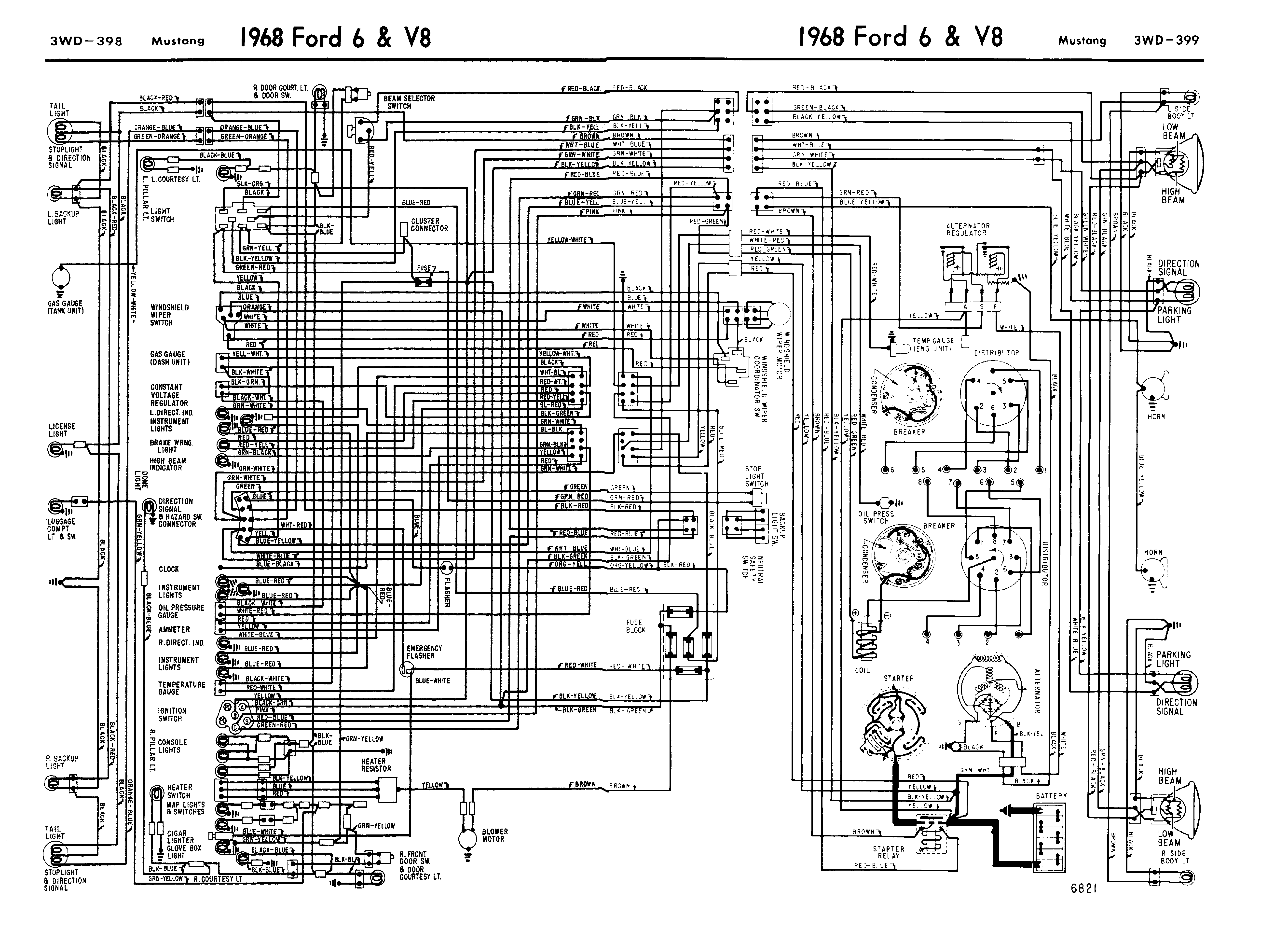 68 mustang master wiring diagram