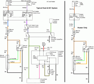 94-98 Mustang Air Conditioning Wiring Diagram
