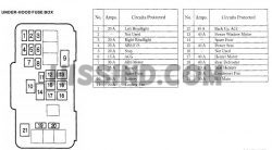 1998 Honda Accord Fuse Diagrams