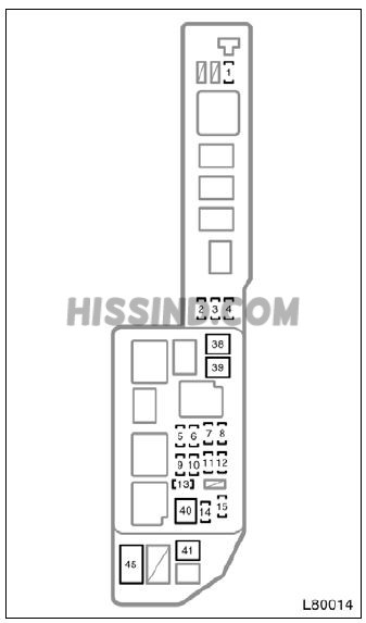 1998 Toyota Camry Fuse Diagram Engine Compartment