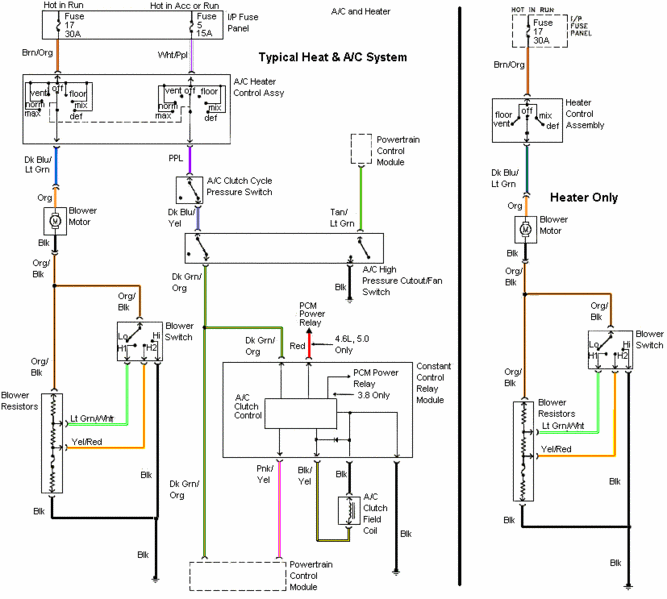 Speaker wire diagram for 98 ford mustang #4